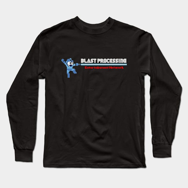 Blast Processing Logo Long Sleeve T-Shirt by blastprocessing